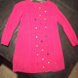 Gymboree Sweater Dress Size 4 Pink